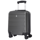 Aerolite (45x36x20cm) Easyjet Maximum Size Hard Shell Carry On Hand Cabin Luggage Underseat Flight Bag Suitcase 45x36x20 with 4 Dual Spinner Wheels