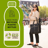 Aerolite 16.5” Quilted Ladies Laptop Bag – Elegant Travel Tote, Carry-On Hand Luggage, 45x36x20cm, Padded Shoulder Strap, 10-Year Warranty