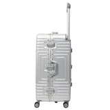Aerolite Aluminium Zipperless PP Trunk, Premium Trunk Suitcase, TSA Latch-Lock, Aluminium Frame, Silent Hinomoto Wheels, 97.6L Large Luggage