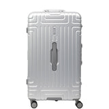 Aerolite Aluminium Zipperless PP Trunk, Premium Trunk Suitcase, TSA Latch-Lock, Aluminium Frame, Silent Hinomoto Wheels, 97.6L Large Luggage