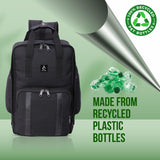 Aerolite 40x20x25 Ryanair Maximum Size Backpack With Removable Small Carry Pouch Eco-Friendly Shower-Resistant Cabin Luggage Approved Travel Carry On Holdall Flight Rucksack with 10 Year Warranty - Aerolite UK