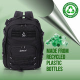 Aerolite 45x36x20 Easyjet Maximum Size Backpack With Removable Small Carry Pouch Recycled Eco-Friendly Shower-Resistant Cabin Luggage Approved Travel Carry On Flight Rucksack with 10 Year Warranty - Aerolite UK