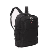 5 Cities Trolley Backpack with Wheels, Fits Ryanair Priority 55x40x20cm, Cabin Bag with Shoulder Straps, Lock & 2-Year Warranty (55x38x20cm)