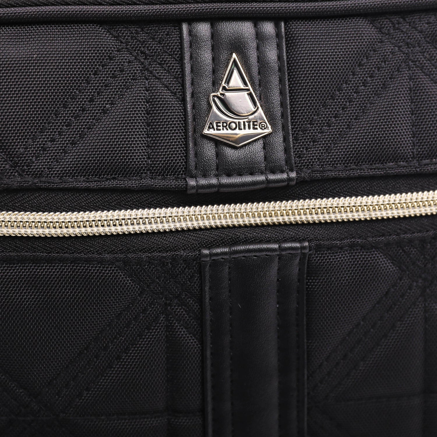 Aerolite 16.5” Quilted Ladies Laptop Bag – Elegant Travel Tote, Carry-On Hand Luggage, 45x36x20cm, Padded Shoulder Strap, 10-Year Warranty