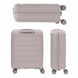 Aerolite Premium PP 2-Piece Luggage Set, Lightweight Polypropylene Hard Shell Suitcases with 4 Dual Spinner Wheels & TSA Lock, Expandable Cabin (21”), Large (28”), Expandable Carry-On Case Included – Cream