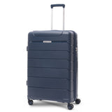 Aerolite Premium PP 2-Piece Luggage Set, Lightweight Polypropylene Hard Shell Suitcases with 4 Dual Spinner Wheels & TSA Lock, Expandable Cabin (21”), Large (28”), Expandable Carry-On Case Included – Navy