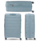 Aerolite Premium PP 2-Piece Luggage Set, Lightweight Polypropylene Hard Shell Suitcases with 4 Dual Spinner Wheels & TSA Lock, Expandable Cabin (21”), Large (28”), Expandable Carry-On Case Included – Sage