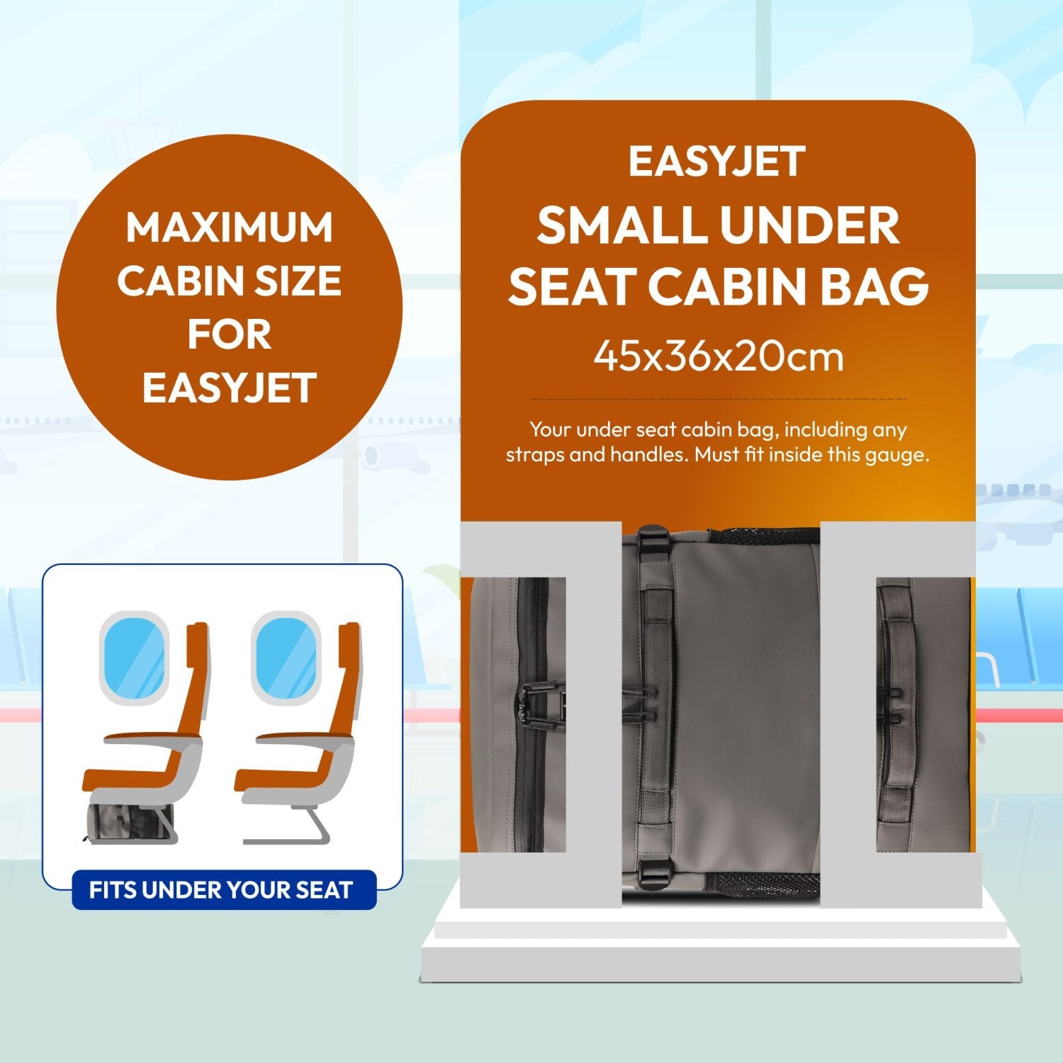 Aerolite Waterproof Backpack – Easyjet Maximum Underseat Size 45×36×20cm, 32L Cabin Rucksack with 15.6″ Laptop Sleeve, Multiple Pockets & Travel-Friendly Features – Dark Green