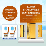 Aerolite Waterproof Backpack – Easyjet Maximum Underseat Size 45×36×20cm, 32L Cabin Rucksack with 15.6″ Laptop Sleeve, Multiple Pockets & Travel-Friendly Features – Mango