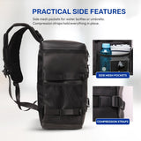 Aerolite Waterproof Backpack – Ryanair & Wizz Air Free Underseat Size 40×20×25 cm, 20L Cabin Rucksack with 14″ Laptop Sleeve, Multiple Pockets & Travel Essentials – Black