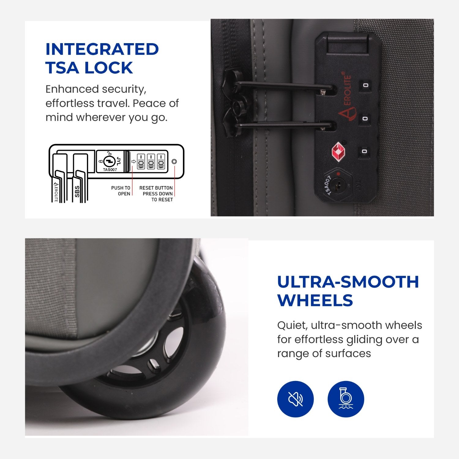 Aerolite Waterproof 45x36x20cm Easyjet Underseat Cabin Bag – 32L Travel Trolley with 2 Wheels, TSA Lock & 15.6” Laptop Compartment – Easyjet Maximum Size Hand Luggage - Dark Green