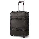 Aerolite Waterproof Trolley Cabin Bag, Ryanair Priority Max Size 55x40×20 cm, 44L Carry-On with 17" Laptop Sleeve, TSA Lock & 2 Wheels – Black