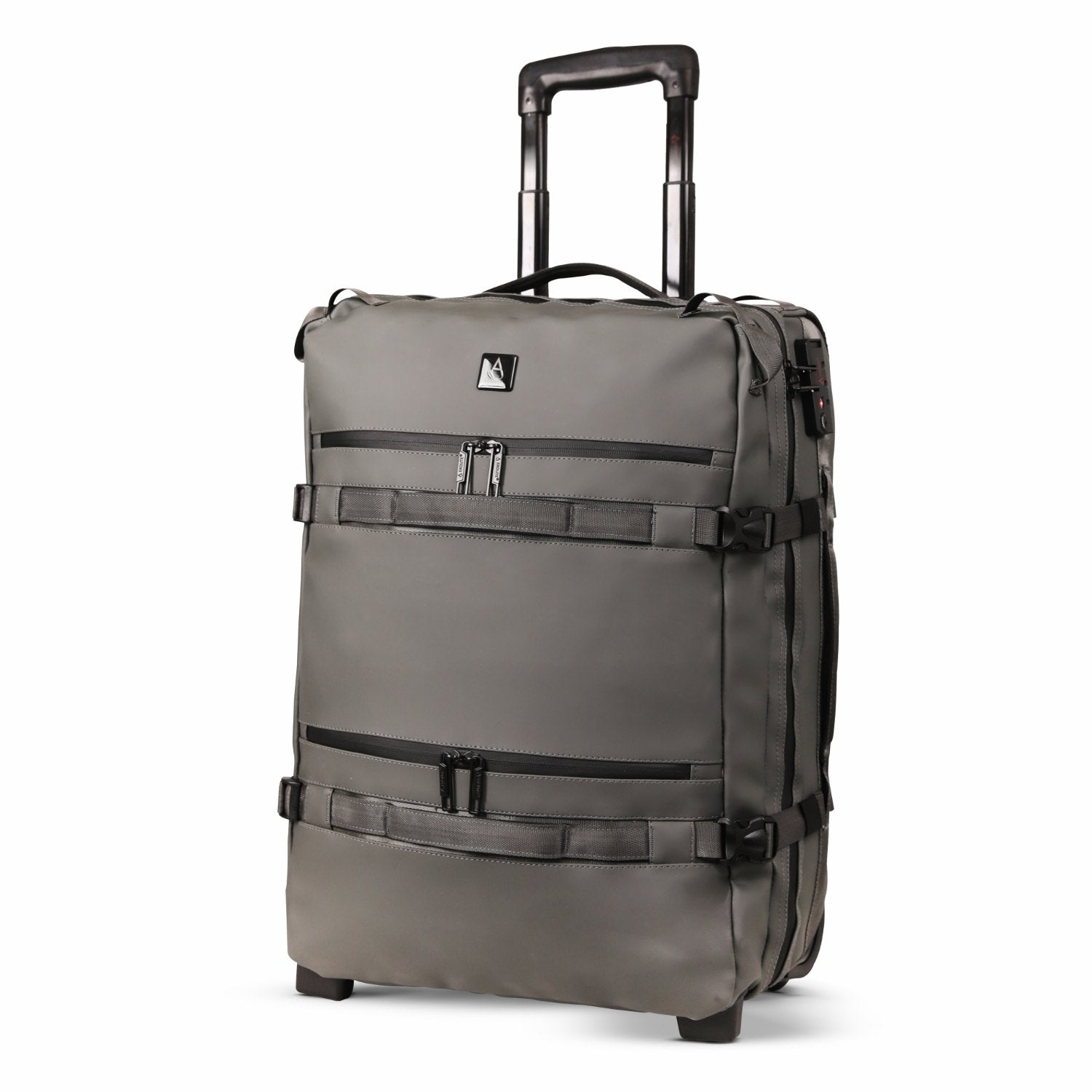 Aerolite Waterproof Trolley Cabin Bag, Ryanair Priority Max Size 55x40×20 cm, 44L Carry-On with 17" Laptop Sleeve, TSA Lock & 2 Wheels – Dark Green