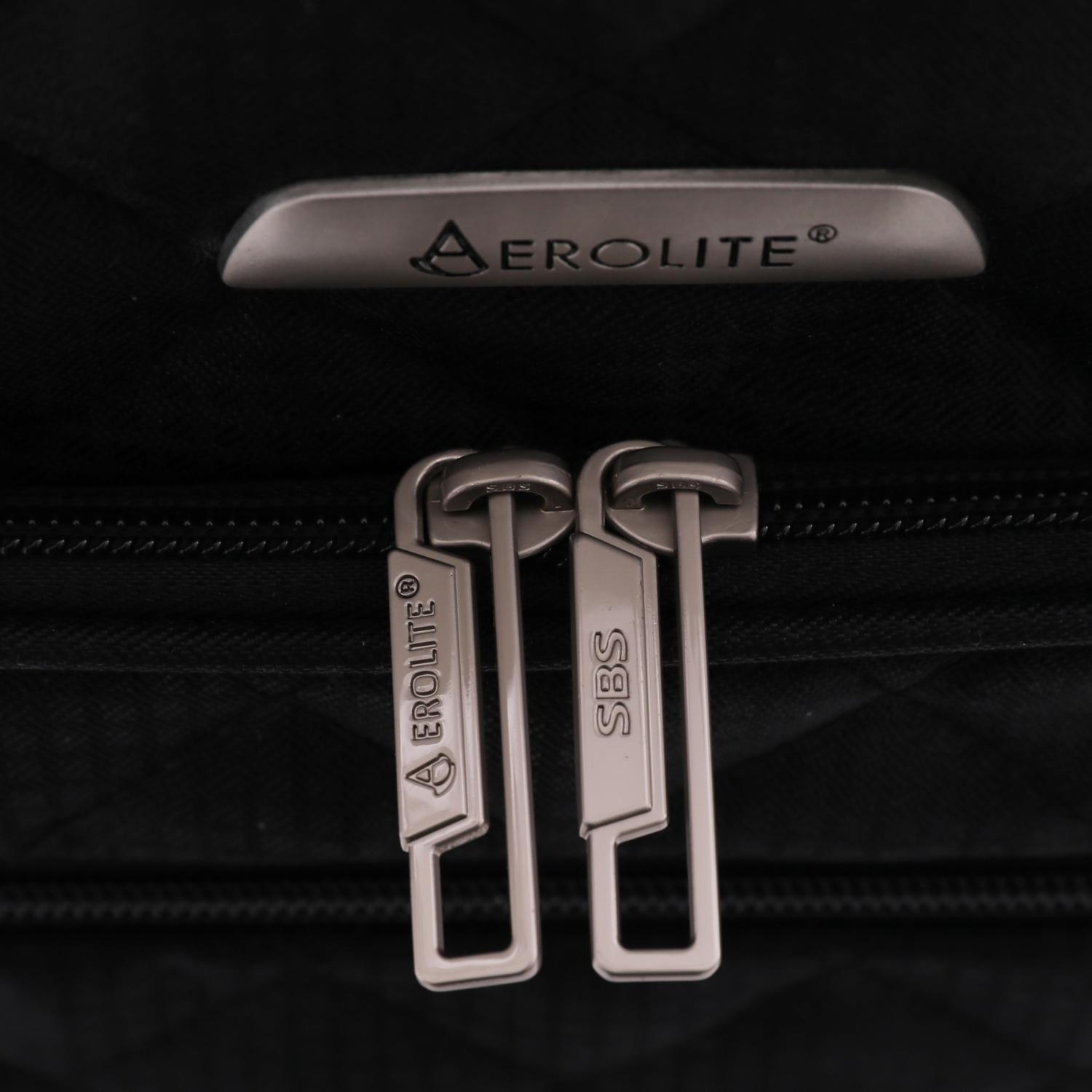 Aerolite easyJet Carry On Cabin Hand Luggage Under Seat Trolley Bag Suitcase 42x32x20cm 28L, Fits easyJet Hand Cabin Luggage 45x36x20 - Packed Direct UK