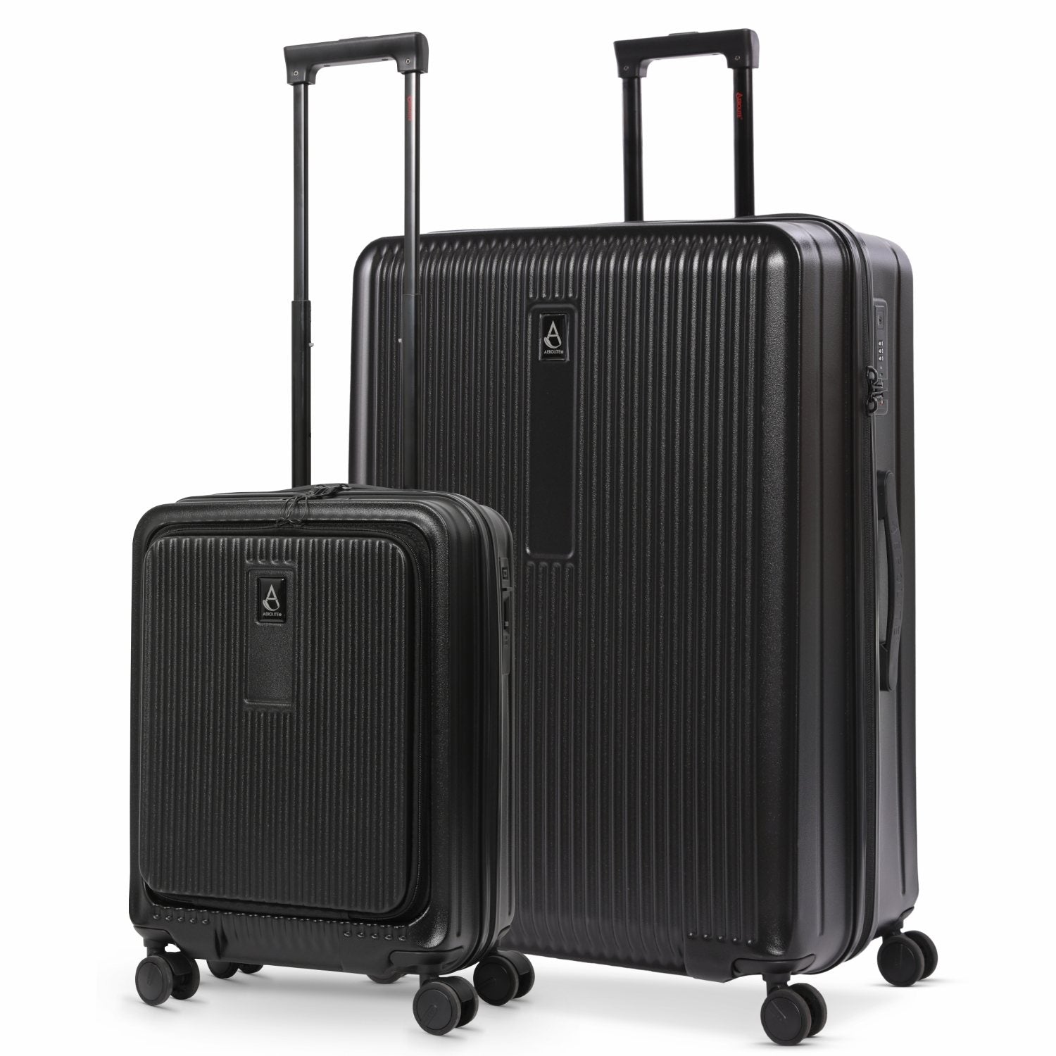 Aerolite M-Lite Smart Luggage Set (21” Cabin + 29” Extra Large) – PP Polypropylene Hard Shell Suitcases with Silent Hinomoto Wheels, USB Charging, Laptop Pocket, TSA Lock, Huge 118L + 46L Capacity, 15-Year Guarantee