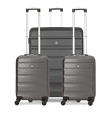 Aerolite ABS Hard Shell 3 Piece Suitcase Luggage Set - 2 x 21