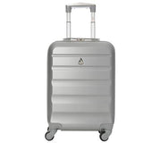 Aerolite (55x35x20cm) Lightweight Cabin Luggage | Silver