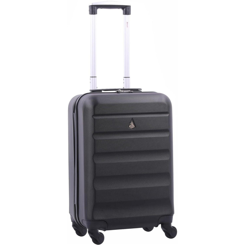 Aerolite 55x38x20cm Emirates Max Size Hard Shell Carry On Hand Cabin USB International Ltd
