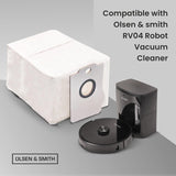 Olsen & Smith RV04 Replacement Dust Collection Bag Genuine Single Dust Bag for Self-Empty Base Station Official Robot Vacuum Cleaner Accessory