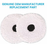 Olsen & Smith RV04 Replacement Mop Pads Set of 2 Genuine Microfibre Mopping Pads for Robot Vacuum Cleaner Mop Attachment Washable Reusable Official Replacement Accessories