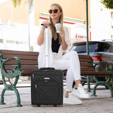 Aerolite 45x36x20cm Easyjet Maximum Carry On Cabin Under Seat Trolley Hand Luggage With High Mileage Wheels & SBS Zips, Latest 2025 Model, 5 Years Warranty