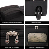 5 Cities British Airways Maximum Size Bundle, 56x45x25cm Large Cabin Softshell Suitcase & 40x30x15cm Under Seat Holdall