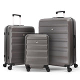 Aerolite Hard Shell Lightweight Suitcase Complete Luggage Set Bulk Buy USB International Ltd
