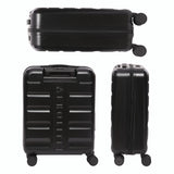 Aerolite 4-Piece ABS Lightweight Luggage Set – Expandable Cabin, Medium, Large & XL Hard Shell Suitcases with Spinner Wheels & TSA Lock – Black