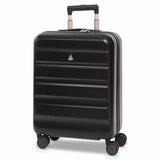 Aerolite 4-Piece ABS Lightweight Luggage Set – Expandable Cabin, Medium, Large & XL Hard Shell Suitcases with Spinner Wheels & TSA Lock – Black