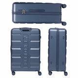Aerolite 4-Piece ABS Lightweight Luggage Set – Expandable Cabin, Medium, Large & XL Hard Shell Suitcases with Spinner Wheels & TSA Lock – Blue