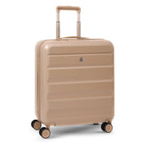 Aerolite 56x45x25cm Large Cabin Bag – Easyjet Large Cabin/Plus/Flexi, British Airways & Jet2 Maximum Cabin Luggage Size, Lightweight Hard Shell Suitcase with 8 Spinner Wheels, TSA Lock, 56L Capacity, 5-Year Warranty, Beige