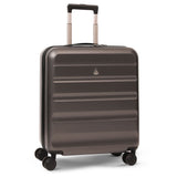 Aerolite 56x45x25cm Large Cabin Bag – Easyjet Large Cabin/Plus/Flexi, British Airways & Jet2 Maximum Cabin Luggage Size, Lightweight Hard Shell Suitcase with 8 Spinner Wheels, TSA Lock, 56L Capacity, 5-Year Warranty, Charcoal