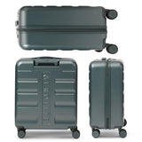 Aerolite 56x45x25cm Large Cabin Bag – Easyjet Large Cabin/Plus/Flexi, British Airways & Jet2 Maximum Cabin Luggage Size, Lightweight Hard Shell Suitcase with 8 Spinner Wheels, TSA Lock, 56L Capacity, 5-Year Warranty, Forest Green