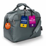 Aerolite 40x30x20cm Ryanair Wizz Air Cabin Holdall 24L Underseat Carry On Travel Bag with Shoulder Strap Lightweight Hand Luggage for EasyJet British Airways Lufthansa Green