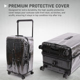 Aerolite Zipperless Aluminium Frame Trunk Suitcase 97.6L Large Checked Luggage with TSA Latch Locks Silent Hinomoto Wheels Polycarbonate Shell & 15 Year Warranty Black