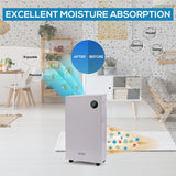 Olsen & Smith 20L/Day Dehumidifier with HEPA Air Purifier Quiet Portable Compressor Dehumidifier with 5.5L Water Tank Drain Hose Laundry Mode Ioniser Humidity Control for Home Bedroom Bathroom Kitchen