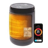 Olsen & Smith 1800W Smart Ceramic Space Heater Portable Electric Tabletop Heater with WiFi App Control Thermostat ECO Mode Timer Child Lock Alexa Google Home for Indoor Room Heating