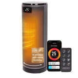Olsen & Smith 1800W Smart Ceramic Space Heater Oscillating Portable Electric Heater with WiFi App Remote Control Thermostat ECO Mode Timer Child Lock Alexa Google Home for Indoor Room Heating
