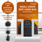Aerolite Lightweight 55cm 4 Wheel Travel Carry On Hand Cabin Luggage Suitcase Navy Blue Plum Approved for easyJet British Airways Ryanair and More