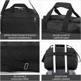 Aerolite Ryanair Max Bundle (55x40x20cm Priority Suitcase + 40x20x25cm Holdall), 2 Piece Carry On Hand Cabin Luggage Set Bundle - Aerolite UK
