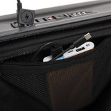 Aerolite M-Lite Premium 56x45x25cm Easyjet Plus Cabin Suitcase with USB Port, TSA Lock, Silent Hinomoto Wheels, Lightweight Polypropylene, 15-Year Warranty