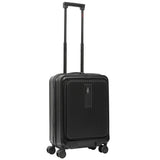 Aerolite M-Lite Smart 21” Cabin Suitcase – Silent & Smooth Hinomoto Wheels with Brake Button, Front Laptop Pocket, Durable PP Polypropylene, USB Charging, TSA Lock, 55x40x23cm