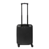 Aerolite M-Lite Smart 21” Cabin Suitcase – Silent & Smooth Hinomoto Wheels with Brake Button, Front Laptop Pocket, Durable PP Polypropylene, USB Charging, TSA Lock, 55x40x23cm