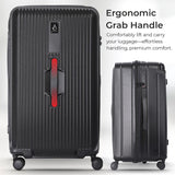 Aerolite M-Lite Trunk – Premium 77cm 100.4L Capacity Check-In Suitcase, Durable PP Polypropylene, TSA Lock, 8+1 Silent Hinomoto Wheels, Luxury Eco Interior, 15-Year Guarantee, Pack Up To 32Kg