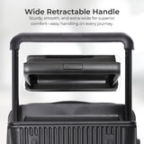 Aerolite M-Lite Trunk – Premium 77cm 100.4L Capacity Check-In Suitcase, Durable PP Polypropylene, TSA Lock, 8+1 Silent Hinomoto Wheels, Luxury Eco Interior, 15-Year Guarantee, Pack Up To 32Kg