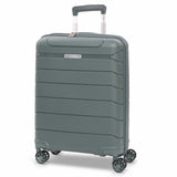 Aerolite Premium PP 3-Piece Luggage Set, Lightweight Polypropylene Hard Shell Suitcases with 4 Dual Spinner Wheels & TSA Lock, Expandable Cabin (21”), Medium (24”), Large (28”), Expandable Carry-On Case Included – Dark Green