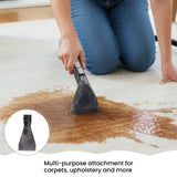 Olsen & Smith 1600W Portable Spot Cleaner Vacuum – Compact Deep Cleaning Machine for Carpets, Upholstery & Car Interiors with Dual Water Tanks, Steam Function & Multi-Tool Accessories