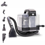 Olsen & Smith 1600W Portable Spot Cleaner Vacuum – Compact Deep Cleaning Machine for Carpets, Upholstery & Car Interiors with Dual Water Tanks, Steam Function & Multi-Tool Accessories