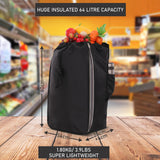 Hoppa Expandable 57L to 64L Lightweight Shopping Trolley 2025 model, Hard Wearing & Foldaway Push/Pull Cart for Easy Storage With 1 Year Guarantee