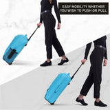 5 Cities (55x35x20cm) Lightweight Cabin Hand Luggage With a Retractable Telescopic Handle, Approved For Ryanair/easyJet/British Airways & more